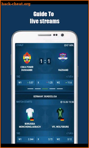 1x - Sports Bet App clue screenshot