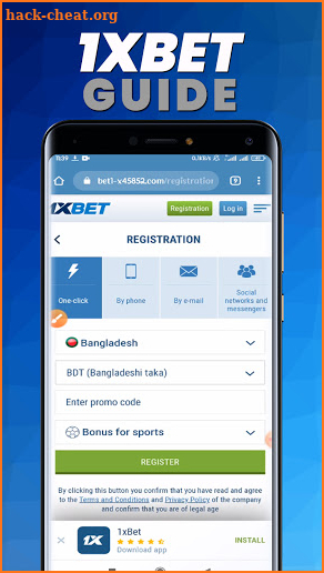 1XBET App for Android Guide screenshot