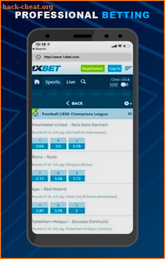 1xBet App Sports Betting Tips screenshot