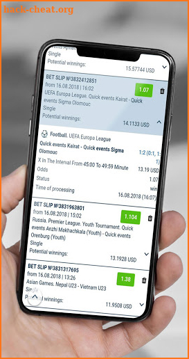 1XBET-Live Sports Betting Results Users Guide screenshot