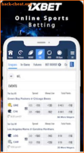 1xBet Mobile App Sports Bet Advice screenshot