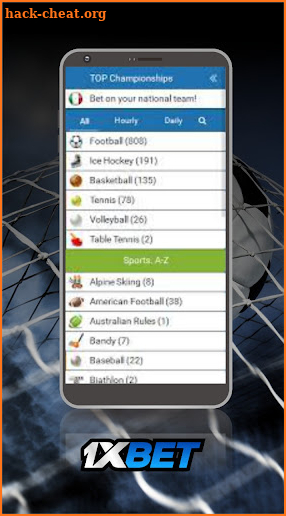 1xBet Sports Betting App Guide screenshot