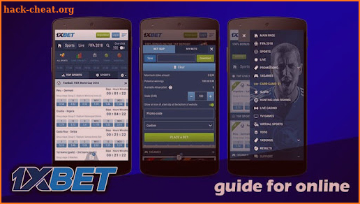 1xBet Sports Betting app guide screenshot