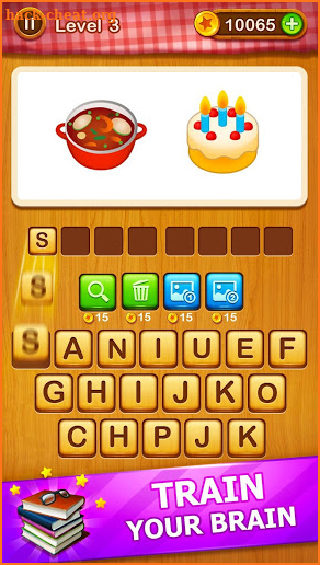 2 Emoji 1 Word - Guess Emoji ❤️Word Games Puzzle screenshot