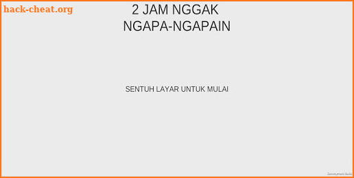2 Jam Nggak Ngapa-Ngapain Game screenshot
