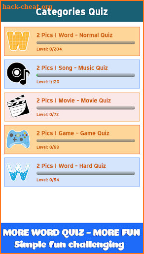 2 Pics 1 Word - Guess Song - 2 Pics Quiz screenshot