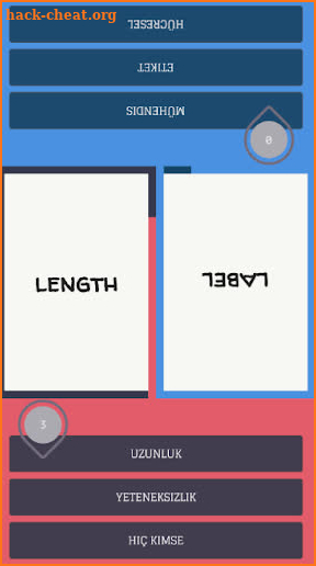 2 Player Language Card Game screenshot
