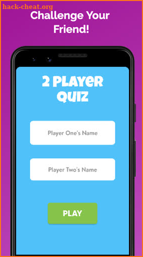 2 Player Quiz - Challenge Your Friends screenshot