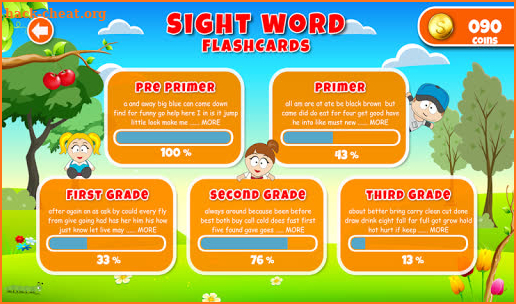 200 Plus Sight Words screenshot