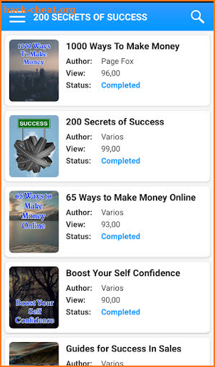 200 Secrets of Success - Ebook screenshot