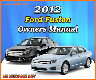 2012 Ford Fusion Owners Manual screenshot