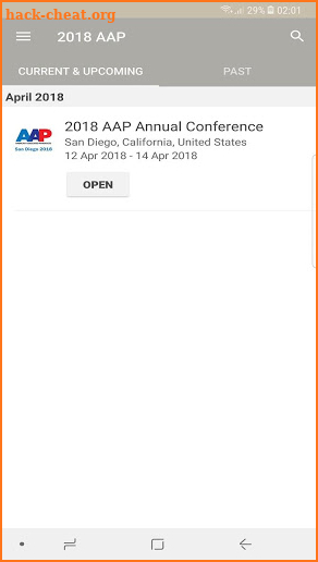 2018 AAP screenshot