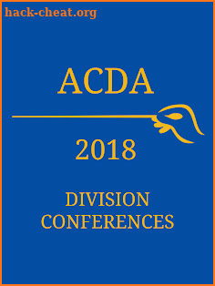 2018 ACDA Division Conferences screenshot