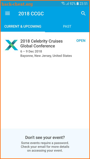 2018 Celebrity Cruises screenshot