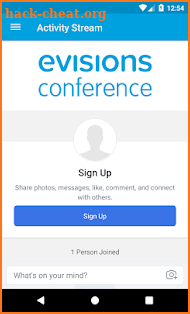 2018 Evisions Conference screenshot