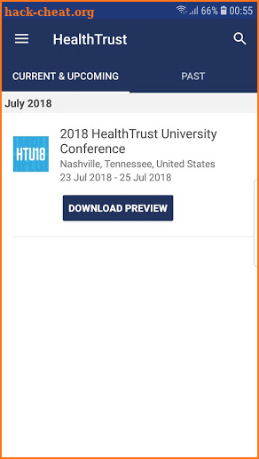 2018 HealthTrust Conference screenshot