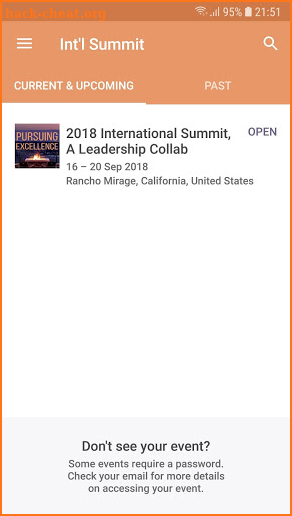 2018 International Summit screenshot