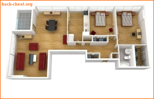 2018 Modern 3D House Plan screenshot