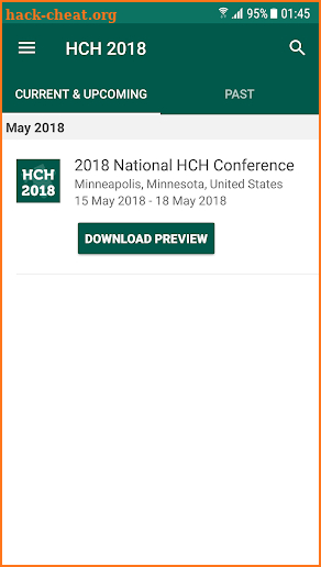 2018 National HCH Conference screenshot