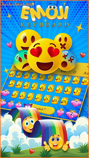2018 New Emoji Keyboard Theme screenshot