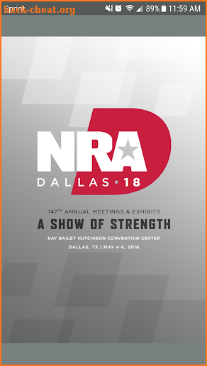 2018 NRA AM & Exhibits screenshot