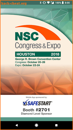 2018 NSC Congress & Expo screenshot