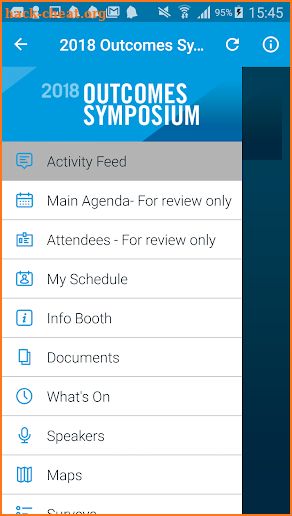 2018 Outcomes Symposium screenshot