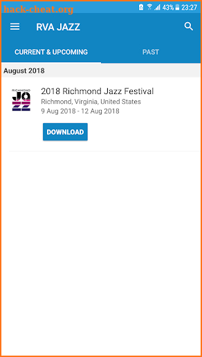 2018 Richmond Jazz Festival screenshot