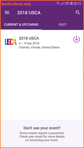 2018 USCA screenshot