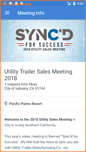 2018 Utility Sales Meeting screenshot