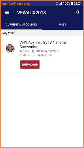 2018 VFW AUX Nat'l Convention screenshot