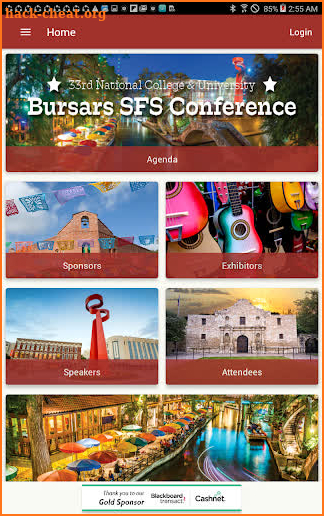 2019 Bursars SFS Conference screenshot