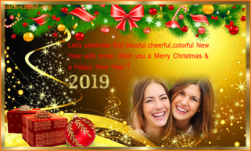 2019 Christmas New Year Greetings Photo Frames screenshot