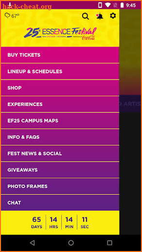 2019 ESSENCE Festival screenshot