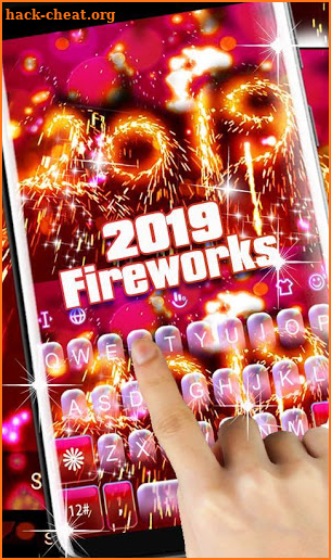 2019 Fireworks Keyboard Theme screenshot