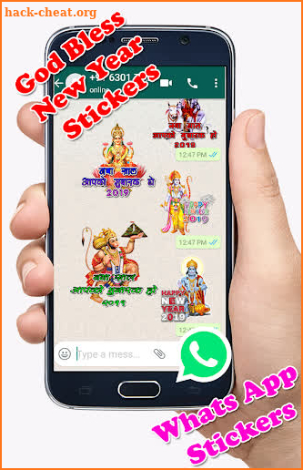 2019 God Blessing New Year Stickers screenshot