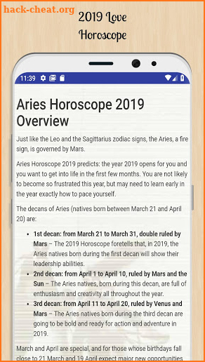 2019 Horoscope - Free Astrology Forecast screenshot