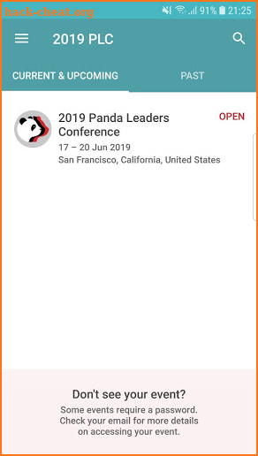 2019 Panda Leaders Conference screenshot