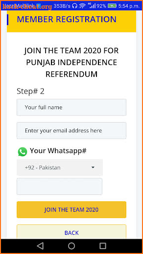2020 Sikh Referendum screenshot
