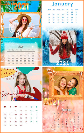 2021 Calendar Photo Frames 📅 screenshot