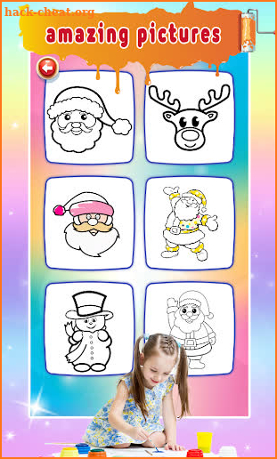 2021 Christmas Coloring Book Glitter screenshot