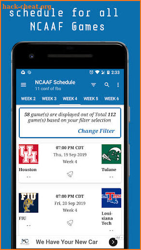 2021 College Football : Schedule & Scores screenshot