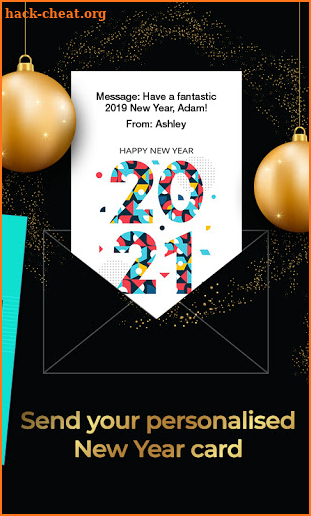 2021 New Year Greeting Cards screenshot