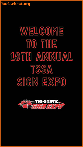 2021 TSSA Sign Expo screenshot