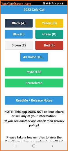 2022 ColorCal USPS Letter Carrier SDO Calendar screenshot