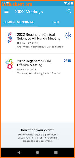2022 Meetings screenshot