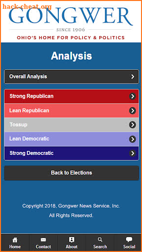 2022 Ohio Elections screenshot