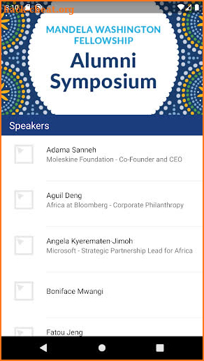 2023 Alumni Symposium screenshot