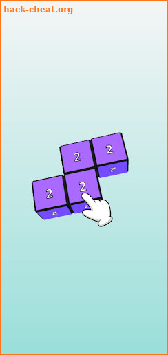 2048 3d : swipe and merge Puzzle screenshot