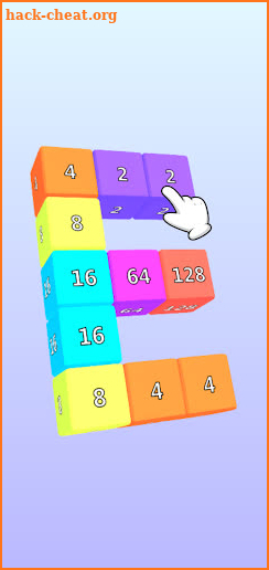 2048 3d : swipe and merge Puzzle screenshot